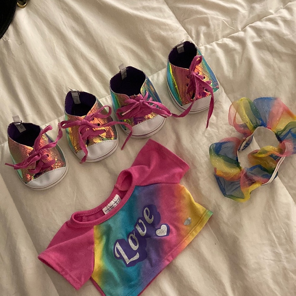 Build a Bear Bundle - Rainbow
